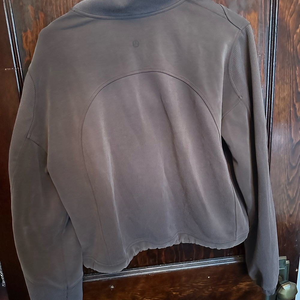 Lululemon Brushed Softstreme Ribbed Half Zip